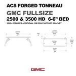 ACS FORGED TONNEAU - RAILS ONLY - GMC