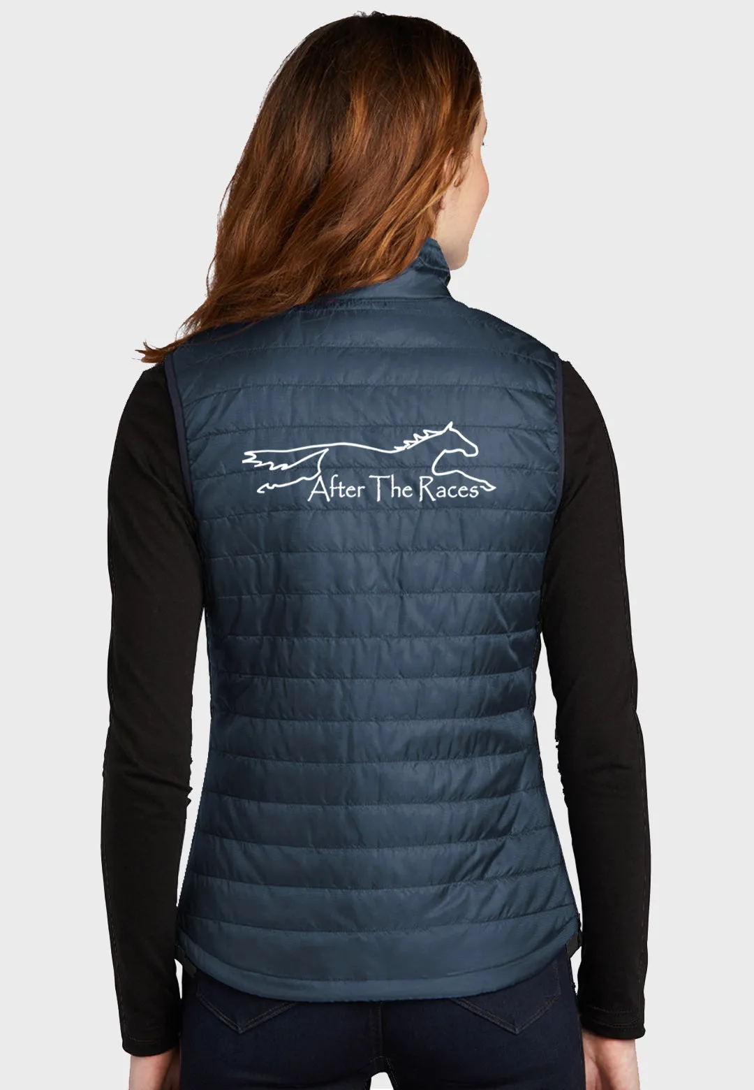 After the Races Port Authority Ladies Packable Puffy Vest - 2 Color Options
