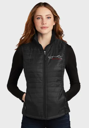 After the Races Port Authority Ladies Packable Puffy Vest - 2 Color Options