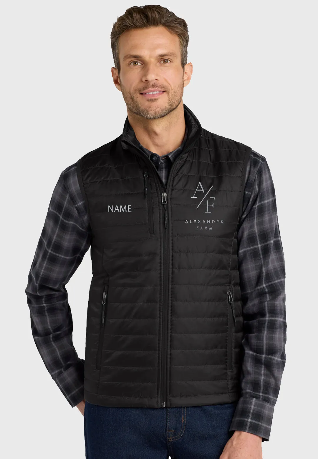 Alexander Farm Port Authority Packable Puffy Vest - Ladies/Mens Styles