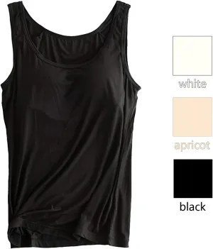 AliChan Womens 3*Tank Tops(XL, Black/White/Apricot), and Blazer(XL, Dark Navy)