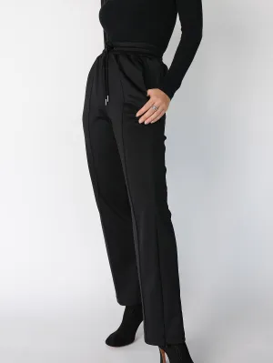Black Tailored Track Pants