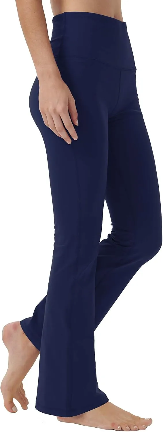 Bootcut Yoga Pants for Women High Waist Workout Pants for Women Tummy Control Bootleg Work Pants Dress Pants