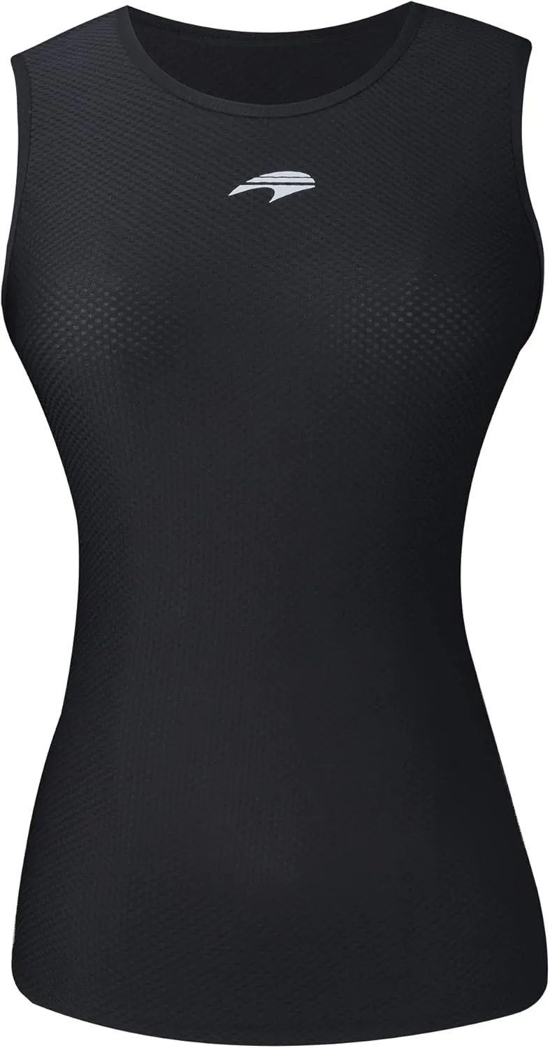 bpbtti Women's Quick Dry Sleeveless Base Layer High Wicking Tank Tops Cycling Undershirt Running Vests
