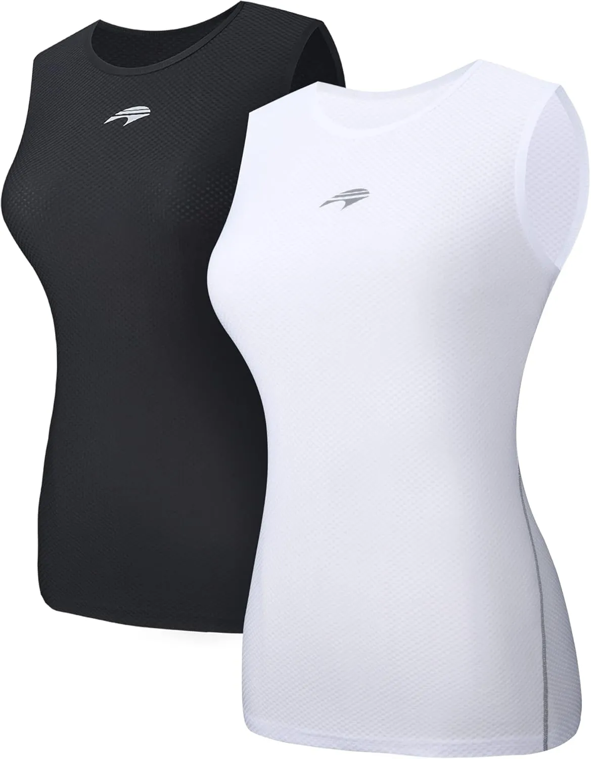 bpbtti Women's Quick Dry Sleeveless Base Layer High Wicking Tank Tops Cycling Undershirt Running Vests