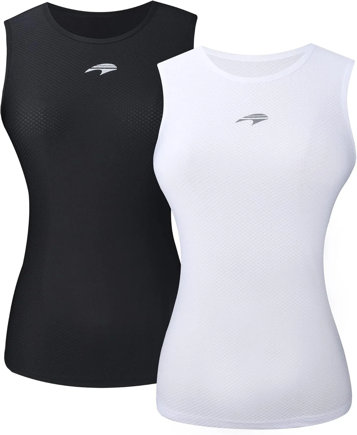 bpbtti Women's Quick Dry Sleeveless Base Layer High Wicking Tank Tops Cycling Undershirt Running Vests