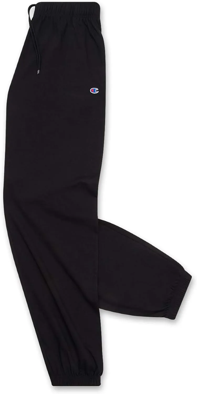 Champion Men's Big & Tall Closed Bottom Jersey Pant, Black, 2X