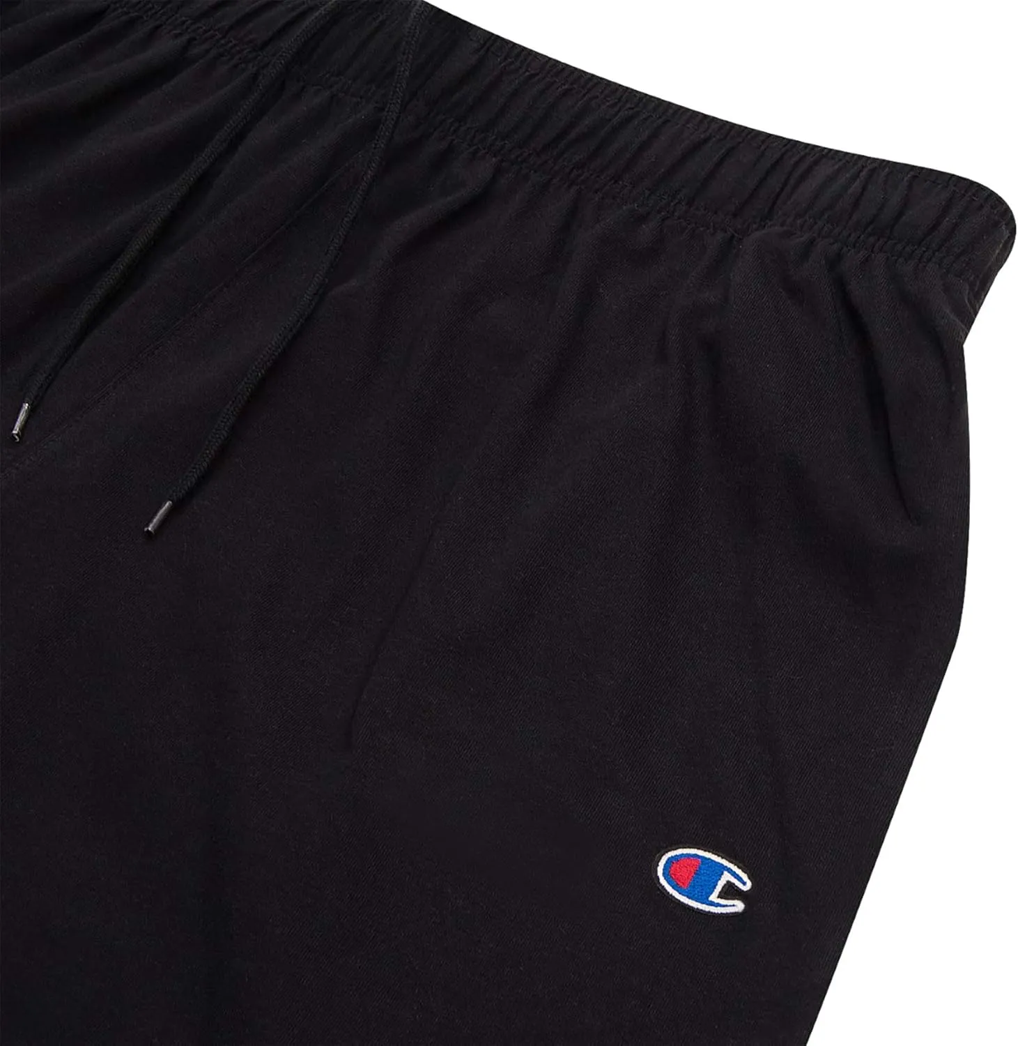 Champion Men's Big & Tall Closed Bottom Jersey Pant, Black, 2X