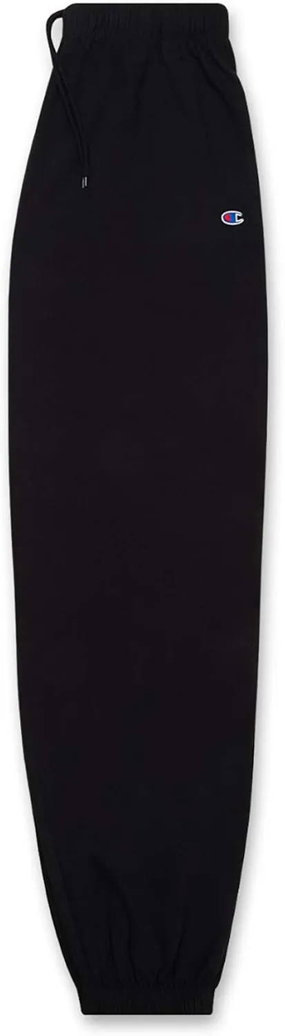 Champion Men's Big & Tall Closed Bottom Jersey Pant, Black, 2X