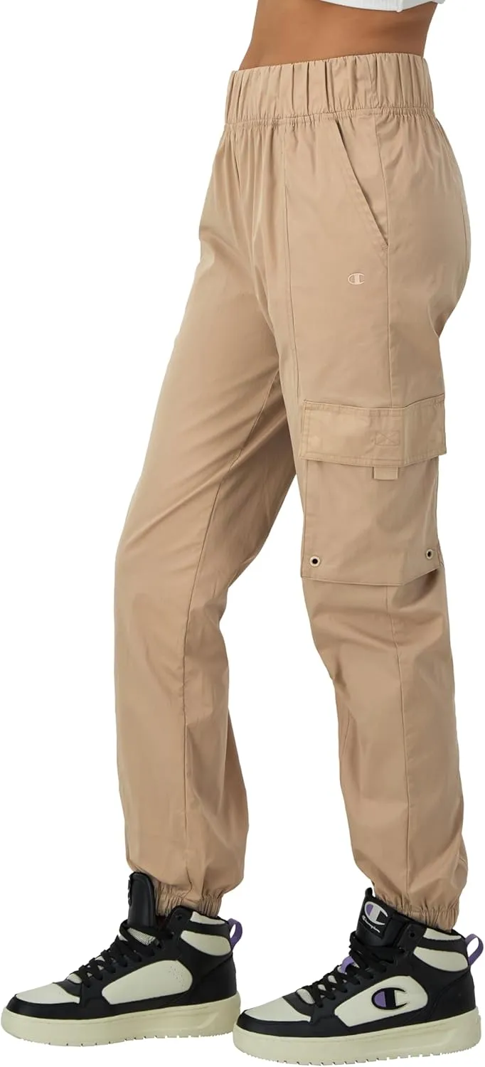 Champion Women's Cargo Pants, Lightweight Pants with Cargo Pockets For Women, Casual Pants, 29