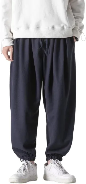 Chinese Style Loose Harem Pants Spring Harajuku Casual Sports Trousers Men Clothing Sweatpants Joggers Male