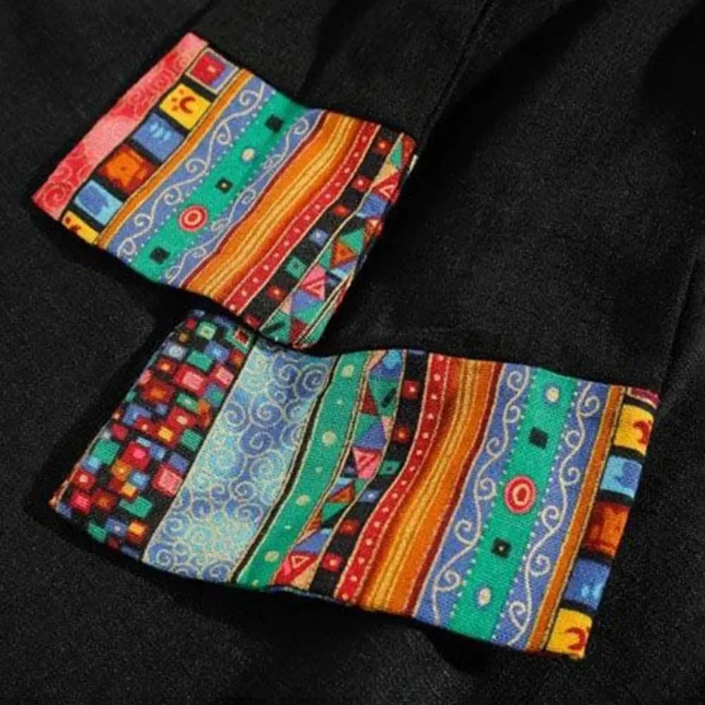 Chinese Style Men's Harem Pants Casual Loose Daily Ethnic Style Men Pants