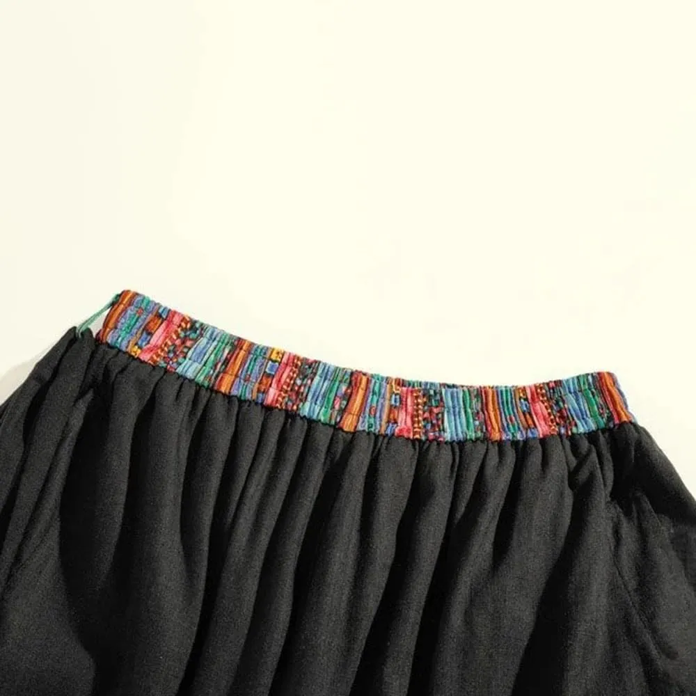 Chinese Style Men's Harem Pants Casual Loose Daily Ethnic Style Men Pants