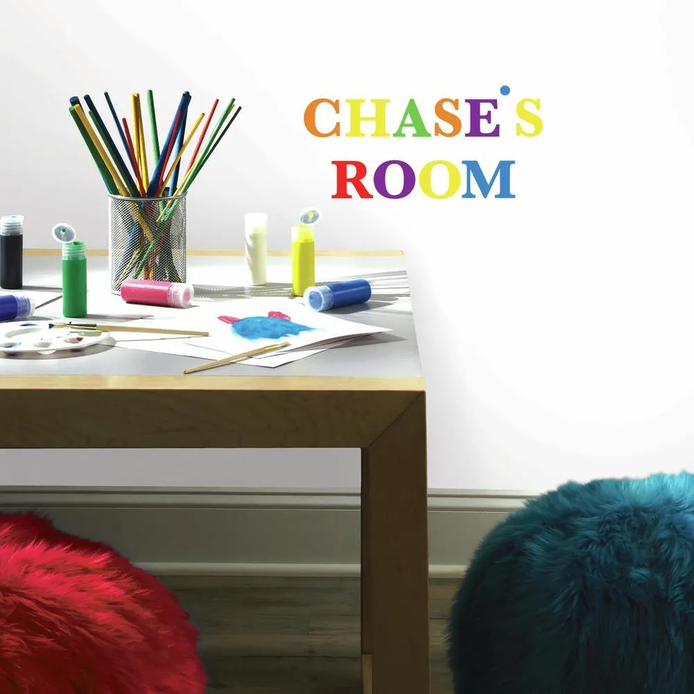 Colorful Alphabet Wall Decals