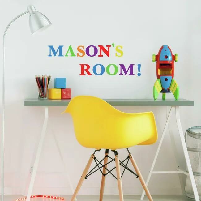 Colorful Alphabet Wall Decals