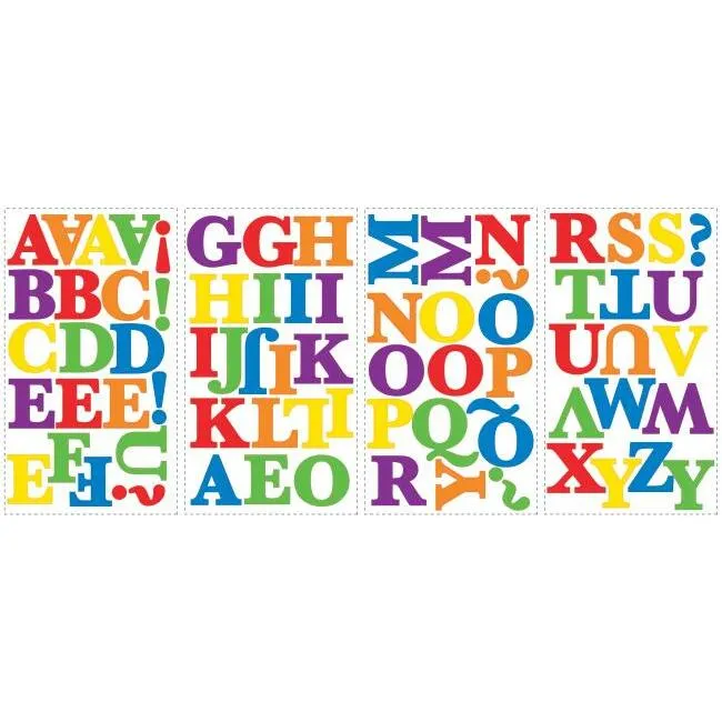 Colorful Alphabet Wall Decals