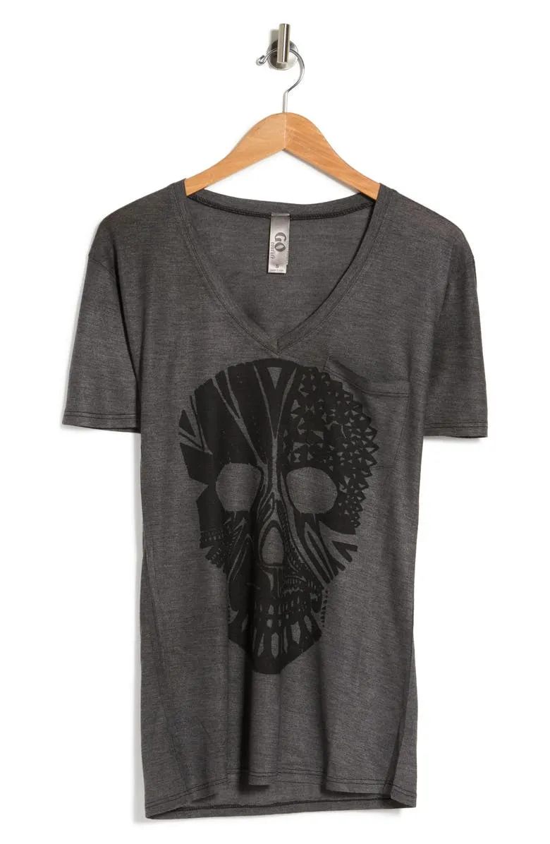 Deep V-Neck Boyfriend Tee - Ladies