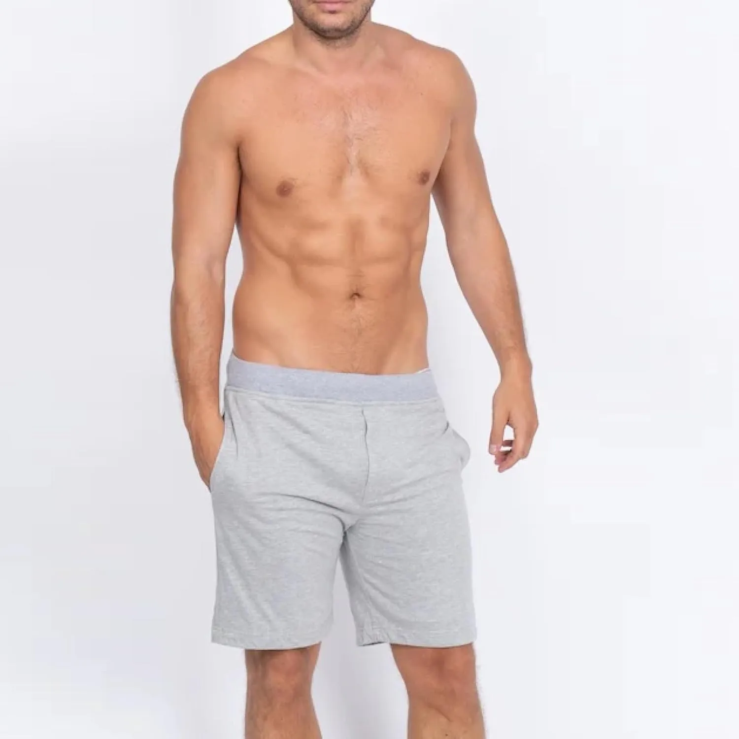DudeRobe Mens Casual SweatShorts with Drawstring, from Shark Tank! Perfect for Pre/Post Workout, Running, Jogging