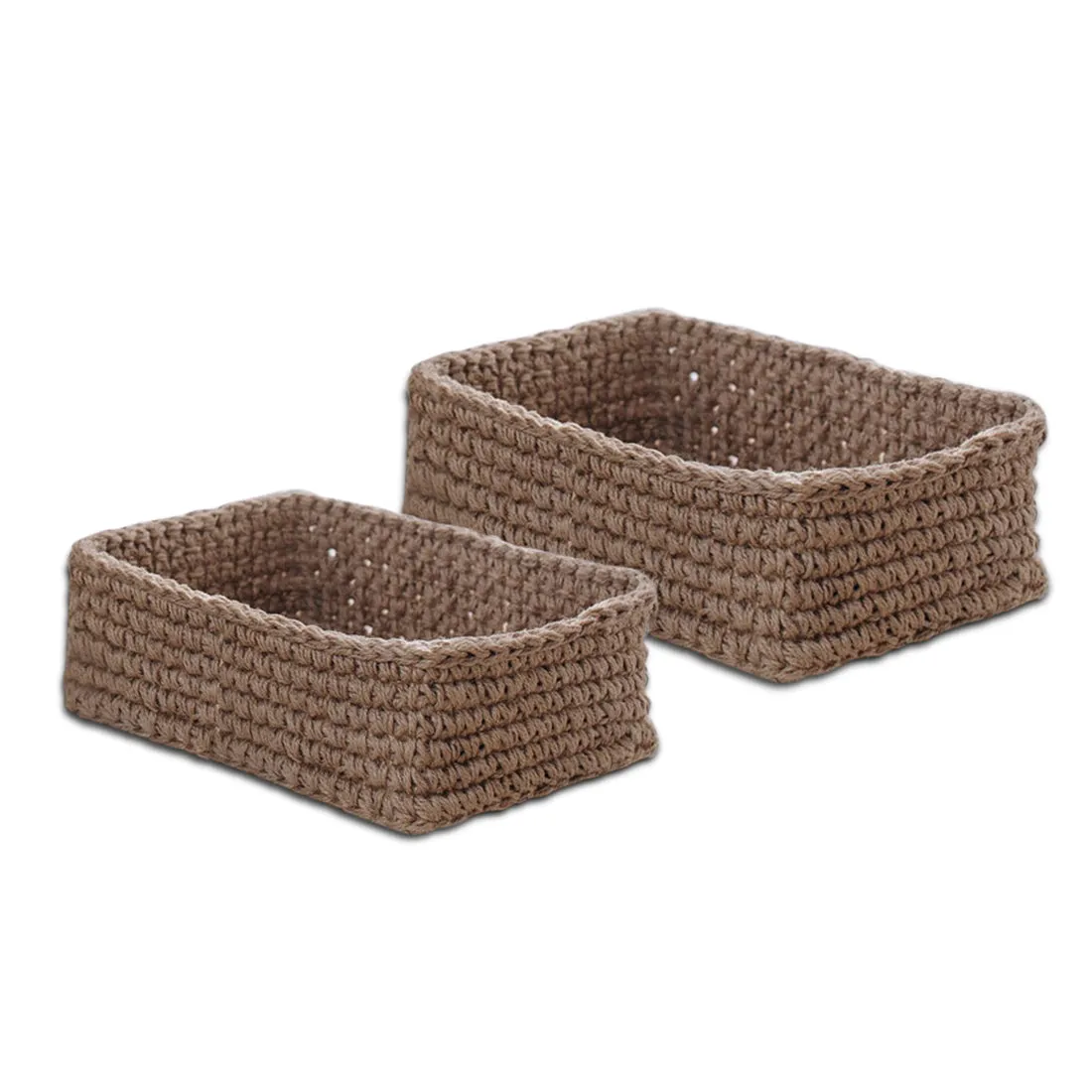 Eco-Friendly Storage Organizer Baskets - Set of 2