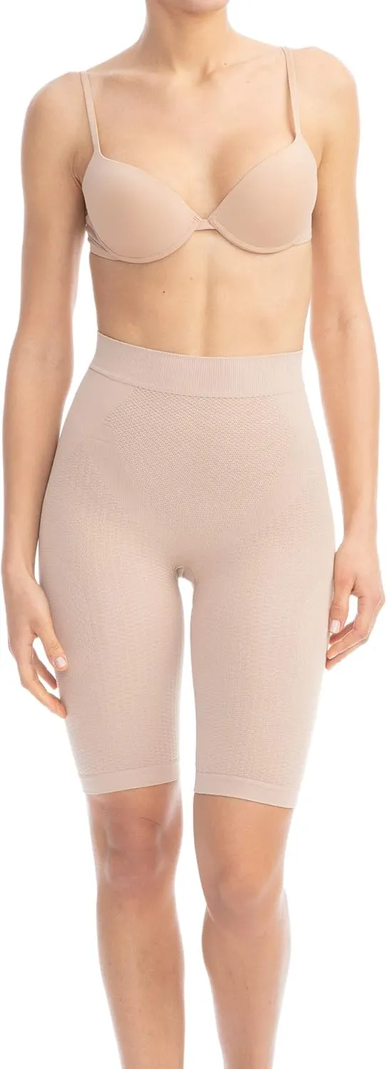 Farmacell Push up Leggings for Women Made in Italy - Anti-Cellulite Shorts Above knee - Seamless Shapewear for Women - 312