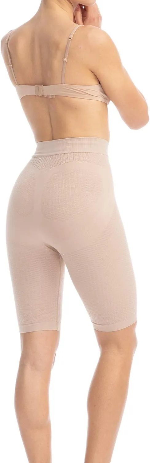 Farmacell Push up Leggings for Women Made in Italy - Anti-Cellulite Shorts Above knee - Seamless Shapewear for Women - 312