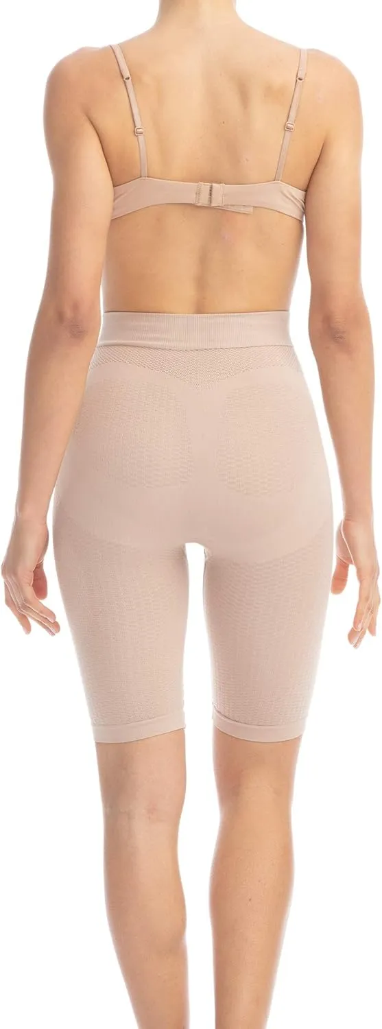 Farmacell Push up Leggings for Women Made in Italy - Anti-Cellulite Shorts Above knee - Seamless Shapewear for Women - 312