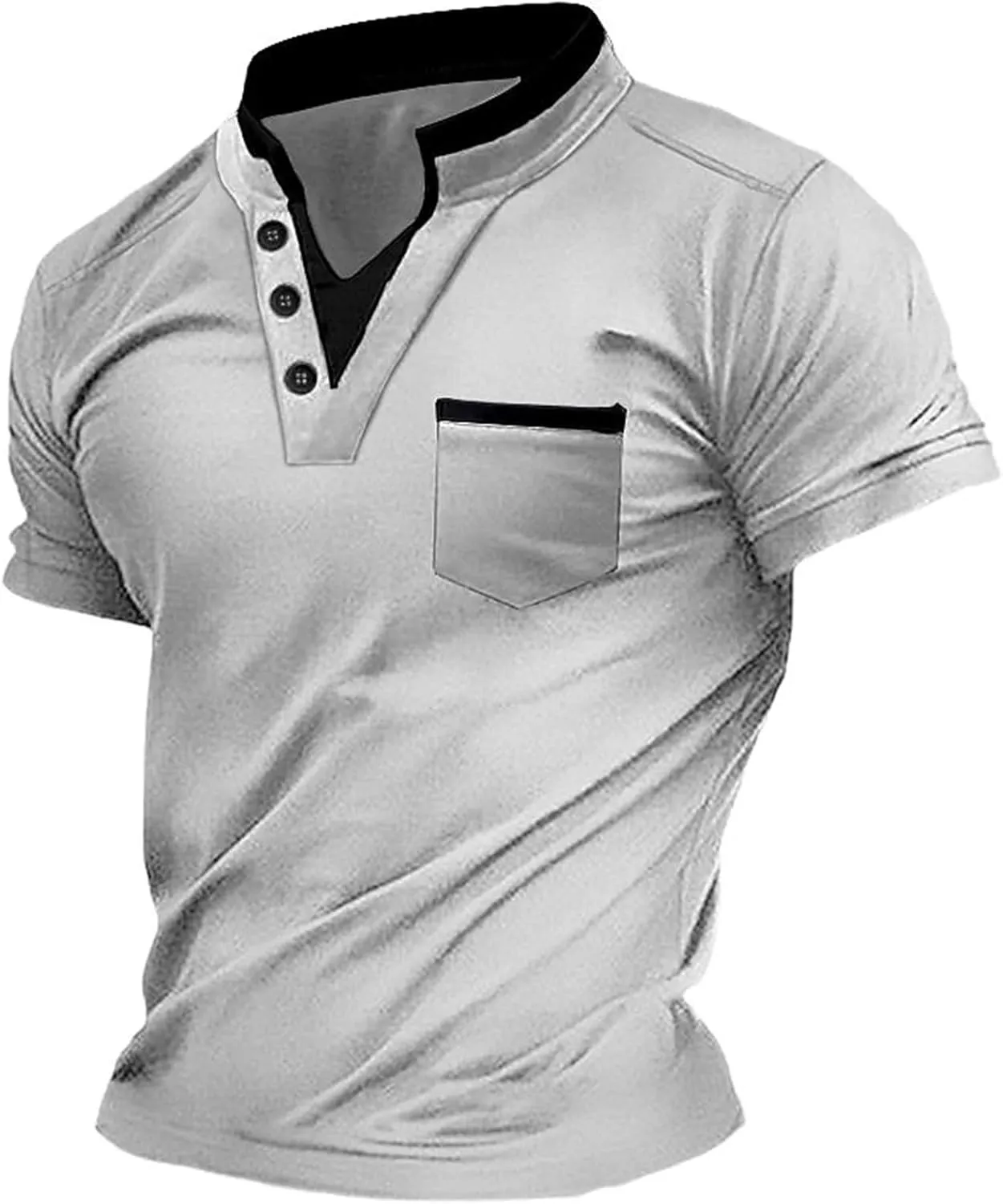 Gifts for Him Under 25 Casual Top Lapel Zipper Casual Short Sleeve Loose Shirt Elegant Printed Shirt Top Dress Shirt