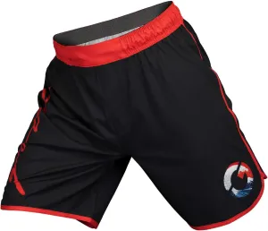 Gold BJJ The Wave Jiu Jitsu Shorts - Fight Short for No Gi, Wrestling, MMA & Boxing