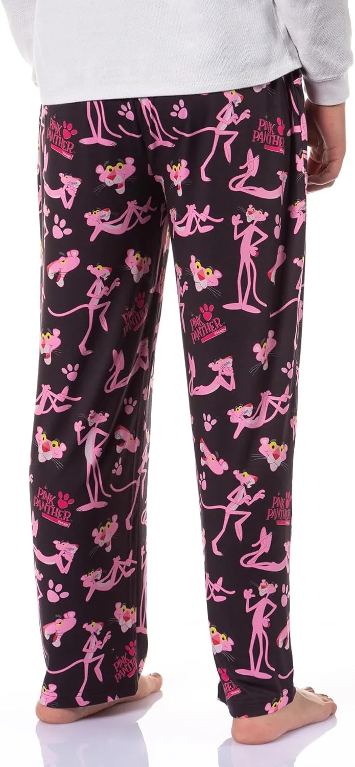 INTIMO The Pink Panther Men's Poses Print Adult Sleep Lounge Pajama Pants