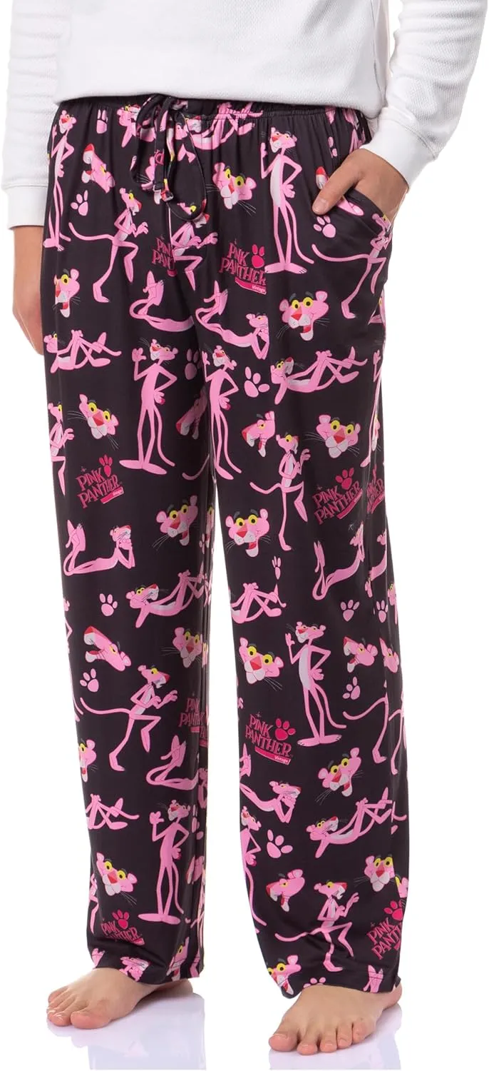 INTIMO The Pink Panther Men's Poses Print Adult Sleep Lounge Pajama Pants
