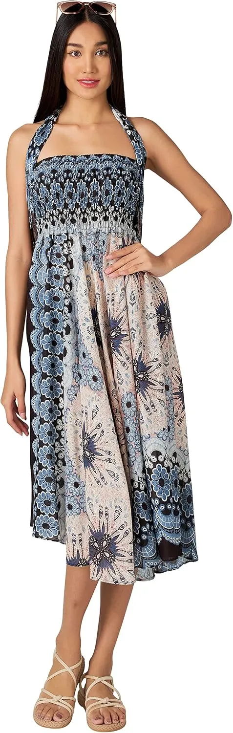 Joob Joob Long Boho Skirts for Women - Bohemian Hippie Maxi Summer Skirt