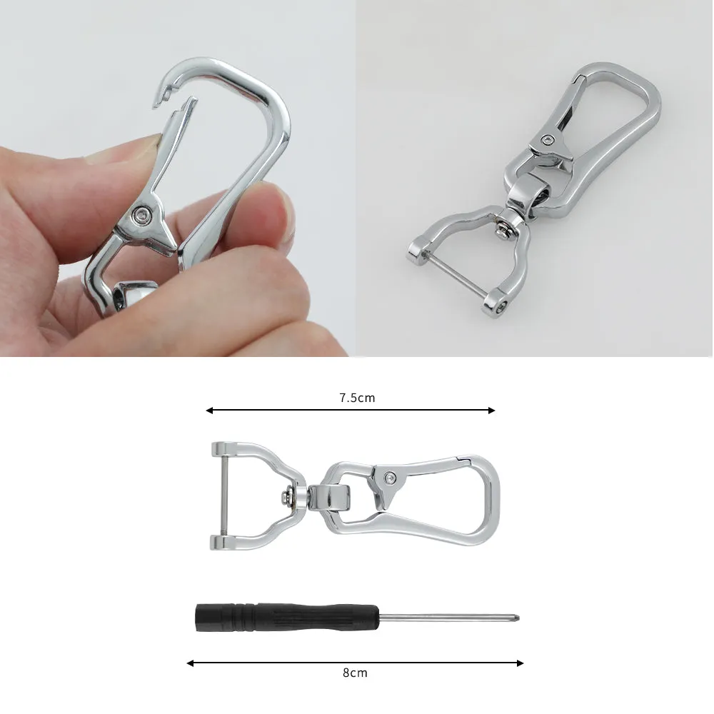 Keyzone DTPU key cover & alloy keychain for Taycan, Cayenne, Panamera, 911, Carrera smart key (DTP81, DAlloy)