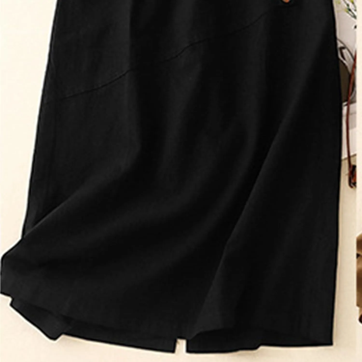 Long Skirts for Women Casual Drawstring Elastic Wasit Swing A Line Midi Skirt Loose Fit Work Out Skirts