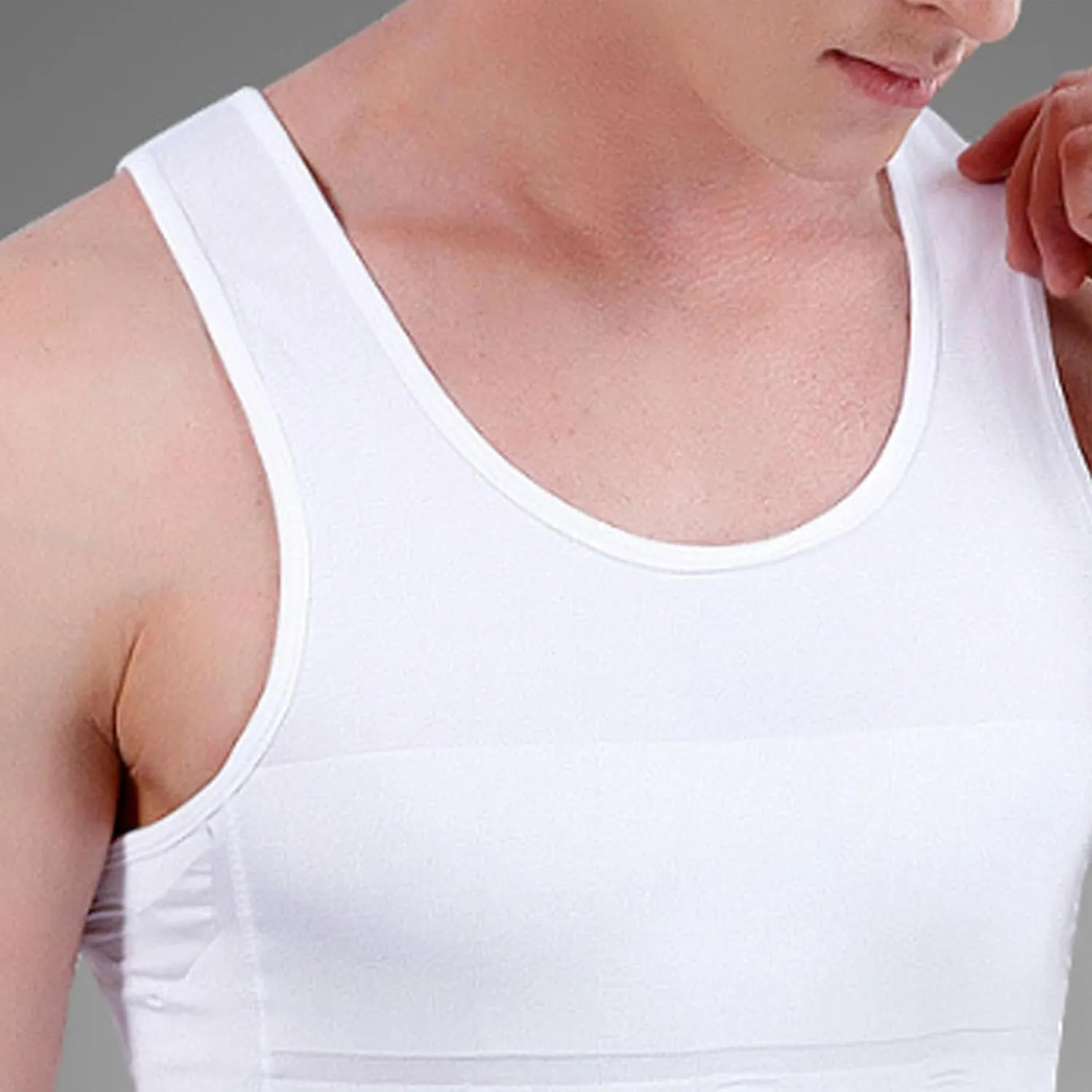 Maiyifu-GJ 5 Pack Men's Shapewear Tank Top Muscle Gym Compression Shirts Athletic Workout Sleeveless Slimming Undershirts