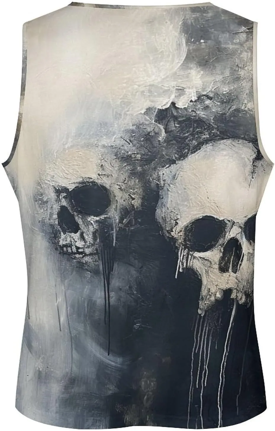 MARSVOVO Graphic Tank Tops for Men Summer 2024 Vintage Graffiti Casual Breathable Quick-Dry Muscle Soft Underwear