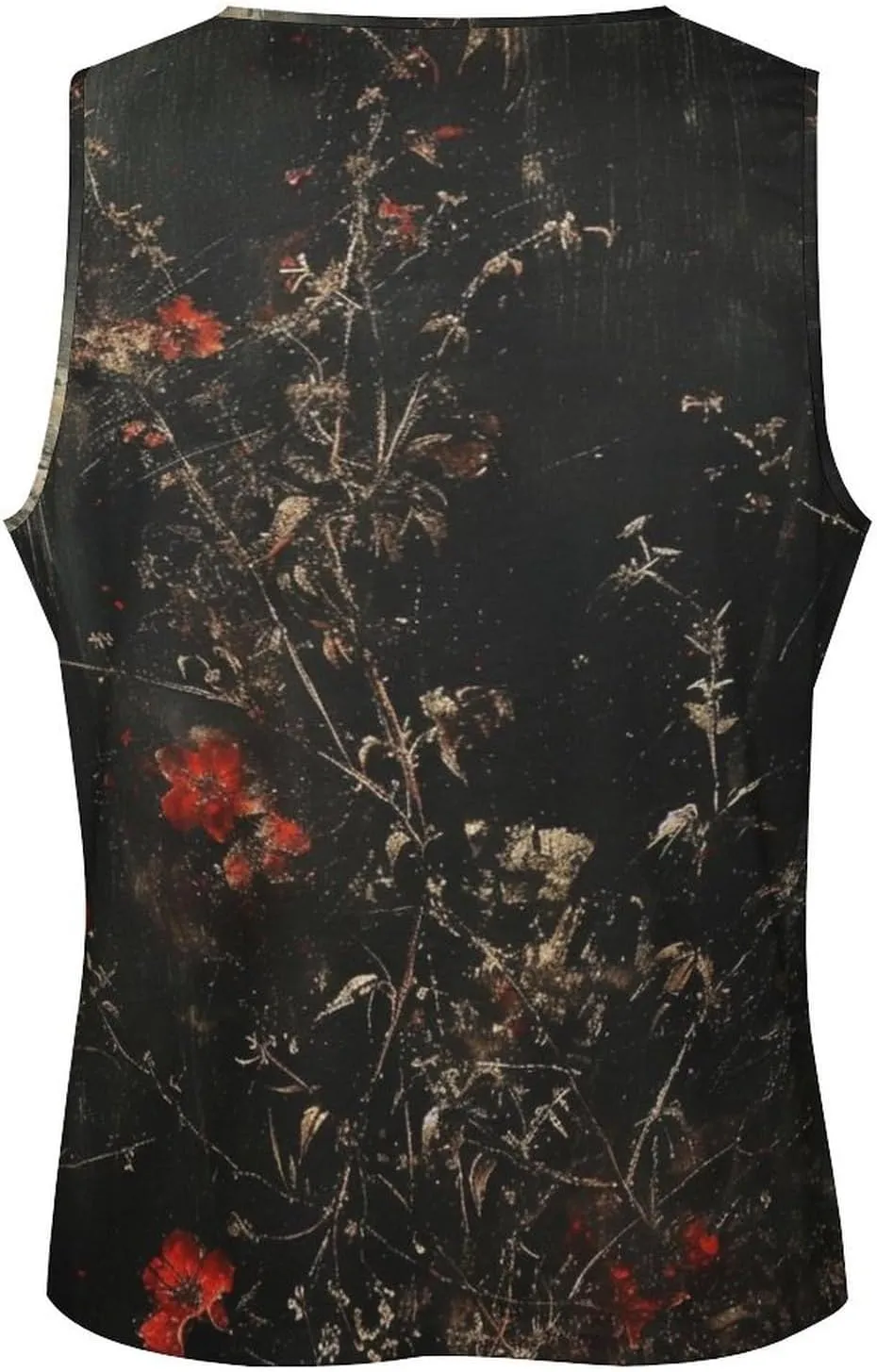 MARSVOVO Graphic Tank Tops for Men Summer 2024 Vintage Graffiti Casual Breathable Quick-Dry Muscle Soft Underwear