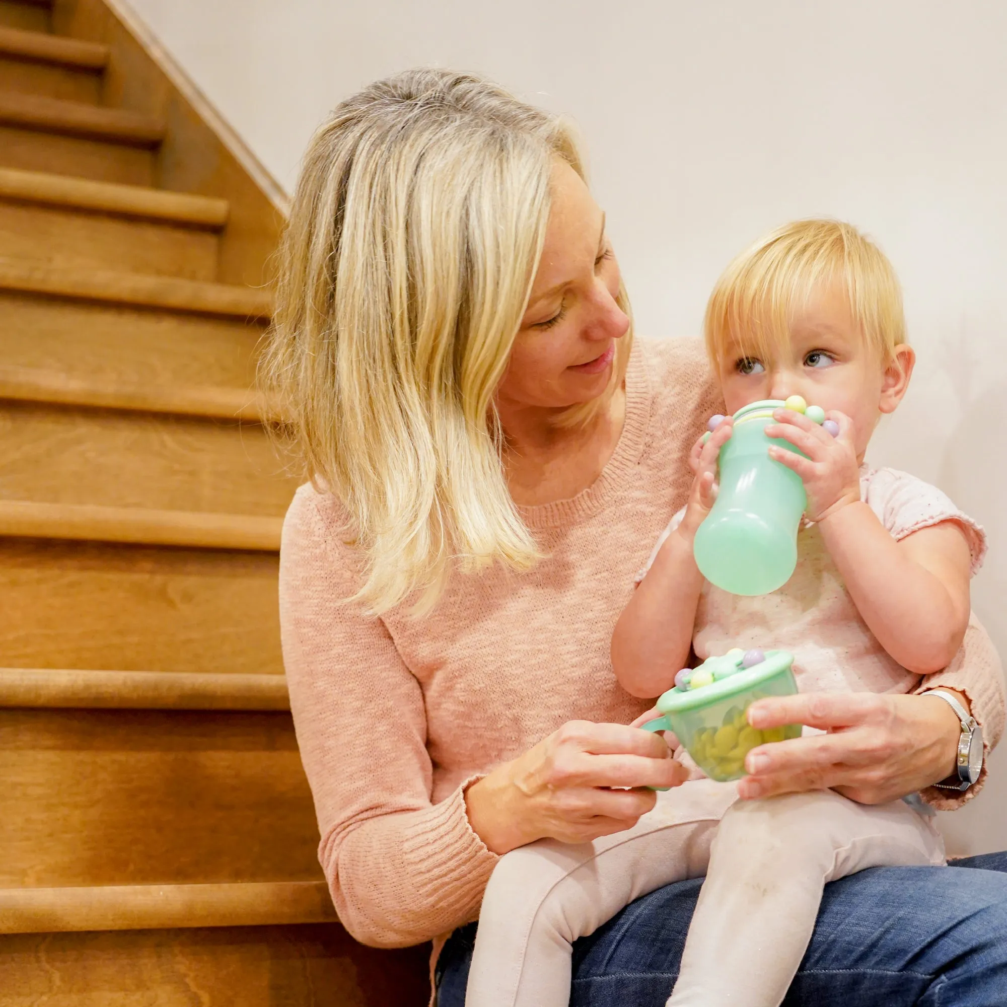 melii Snack Container - Safe, Spill-Proof, and Playful Food Storage with Educational Beads for Babies, Toddlers, and Kids - BPA-Free & Versatile Snacking Solution