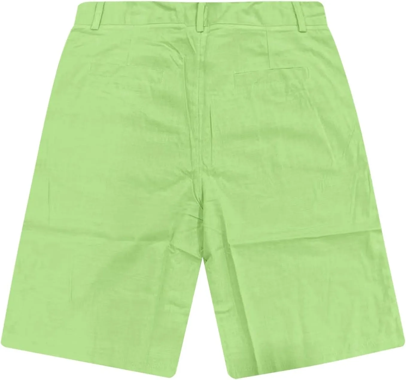 Mens Linen Shorts Elastic Waist Shorts Casual Summer Lightweight Cotton Linen Pants with Pockets