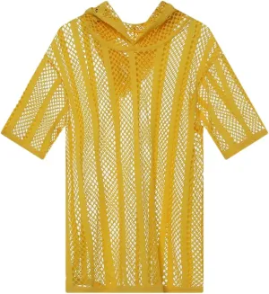 Men's Tees Sexy Mesh See Through T-Shirt Short Sleeve Hooded Streetwear Sports Undershirts