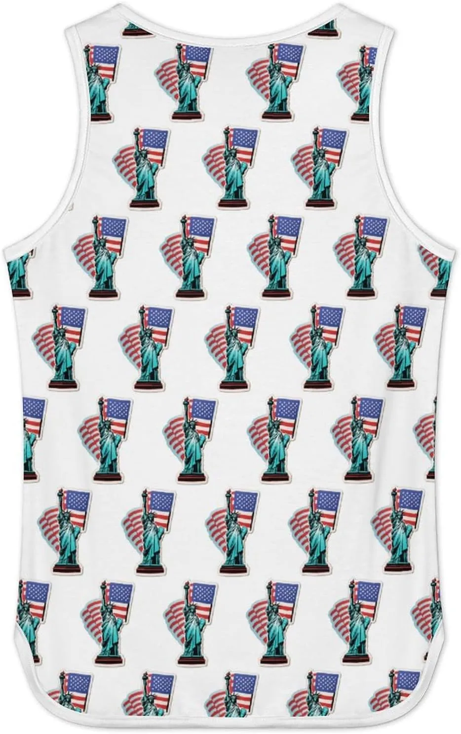 Mens Workout Tank Tops Trump Gym Loose Fit Sleeveless Shirt Summer Beach Crewneck Breathable Tees
