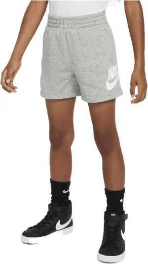 Nike Sportswear Club Little Kids' French Terry Shorts (Dark Grey Heather, 86L100-042) Size 4