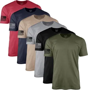 Patriotic Shirts for Men - American Patriot Graphic Tee - USA & Freedom Style - Super Soft Premium Shirt Pack