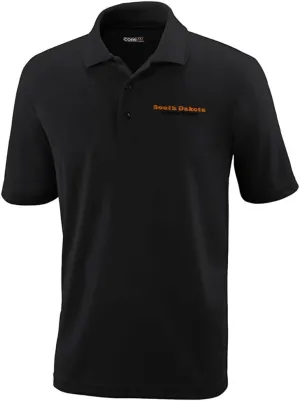 Performance Golf Polo Tees South Dakota Coyote State Polyester