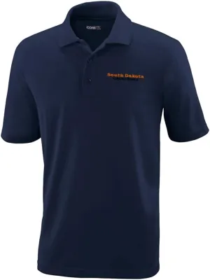 Performance Golf Polo Tees South Dakota Coyote State Polyester