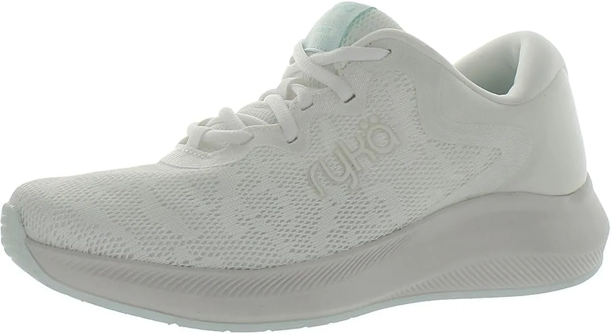 Ryka Womens Frenzy Lace-Up Mesh Running & Training Shoes White 8 Medium (B,M)