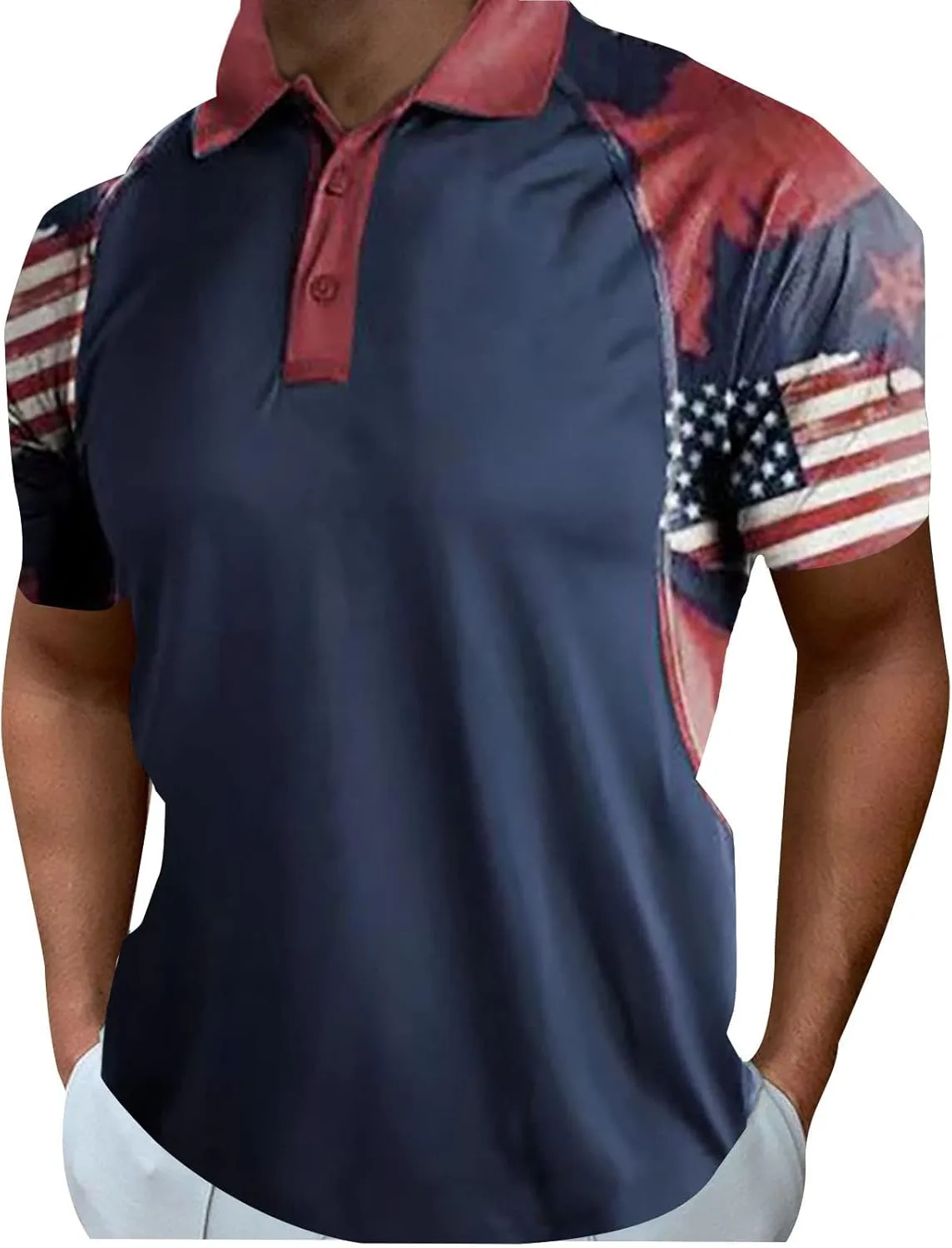 Short Sleeve Military Tactical Tees Men's Polo Shirts 2024 Fag Spring and Summer Fashion Leisure Seaside Beach