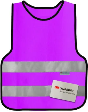 SIFE kids safety vest, made with 3m reflective material, safeguards our young adventurers