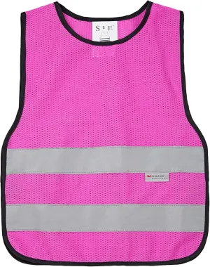 SIFE kids safety vest, made with 3m reflective material, safeguards our young adventurers