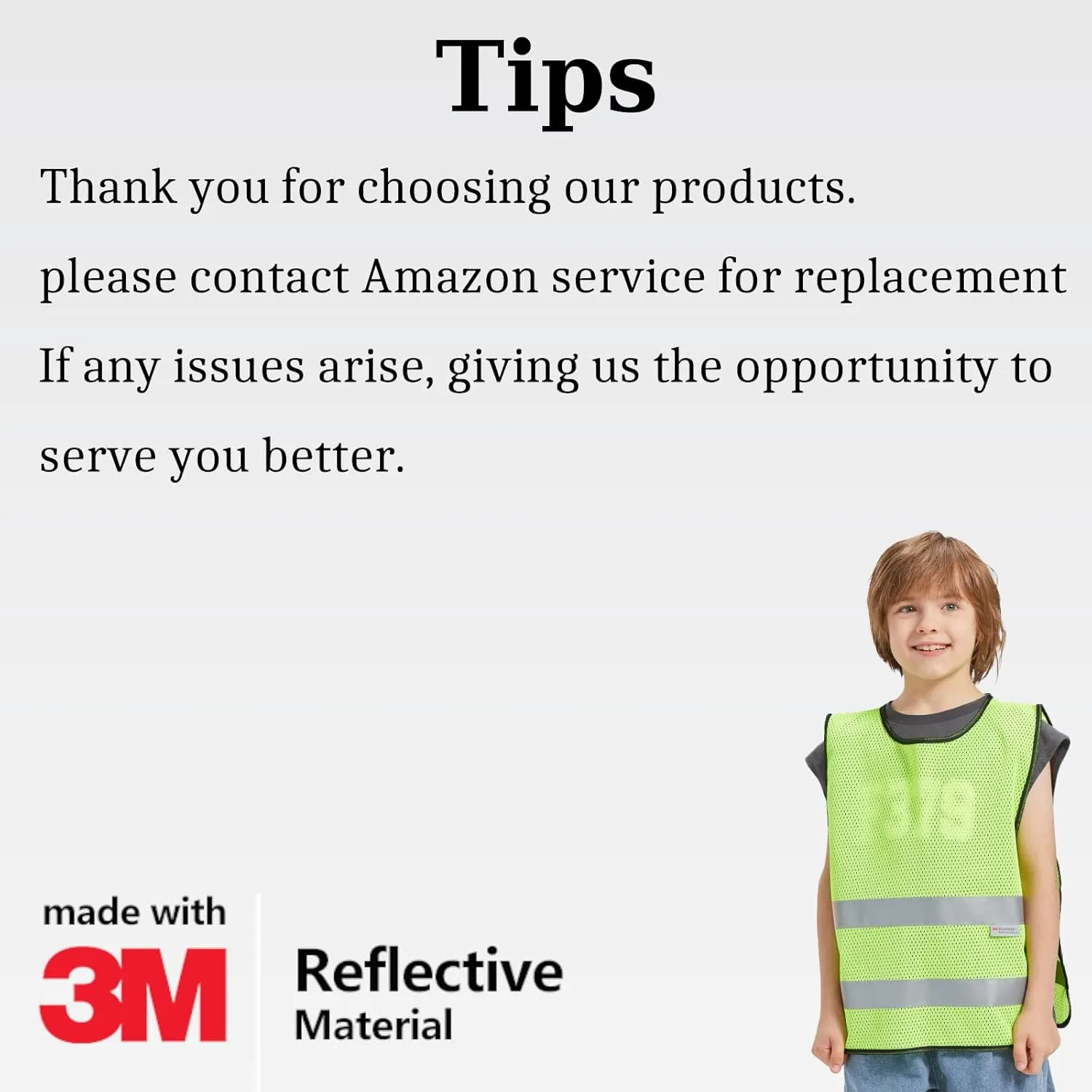 SIFE kids safety vest, made with 3m reflective material, safeguards our young adventurers