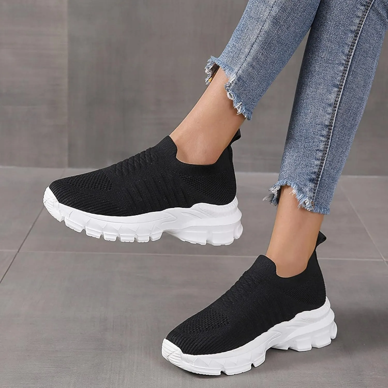 Sneakers for Women Dressy Walking Shoes Non Slip Casual 2023 Mesh Running Shoes Workout Sneakers
